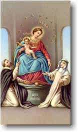 La Madonna onorata nel Santuario di Pompei.